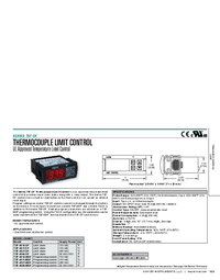 Thumbnail of document Brochure - TSF-DF Thermocouple Limit Control